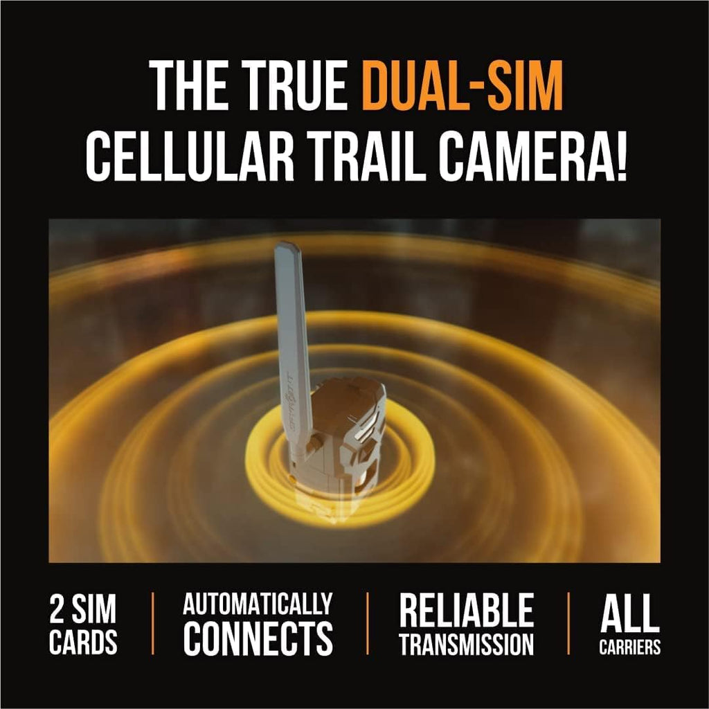 Twin Pack Cellular Trail Camera with 36MP Photos and 1080p Videos P462771