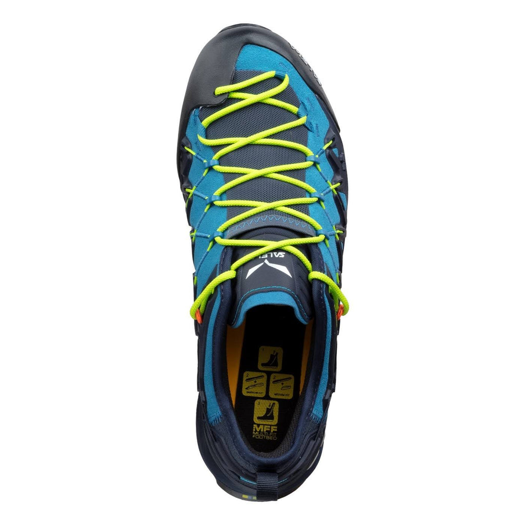 Navy Fluo Yellow Hiking Shoes Q602