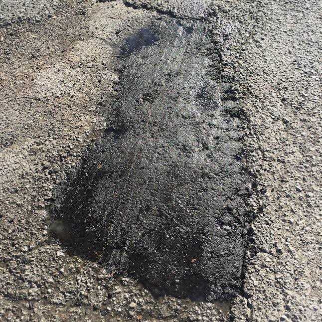 Black Asphalt Patch J84462