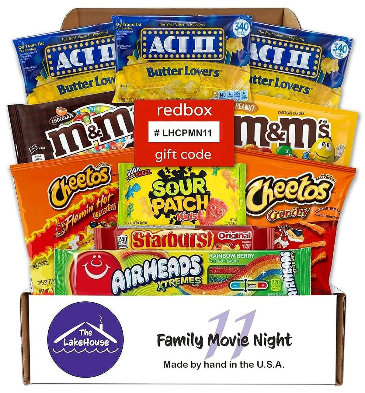 Movie Candy Popcorn Snacks Basket H207