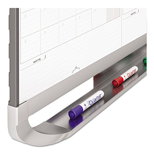 Graphite White 3 x 2 Feet Sliding Three Month Calendar Board S329