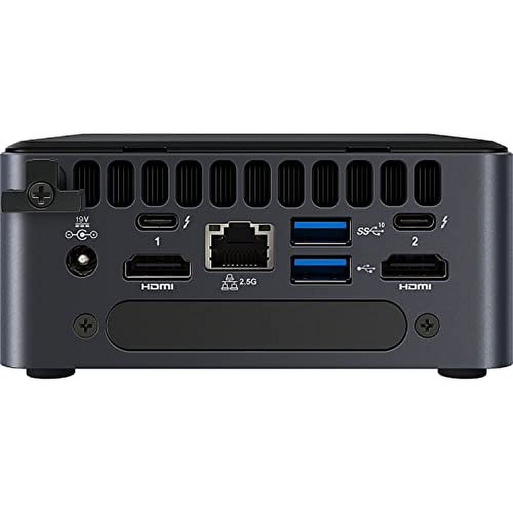 Black Mini Desktop PC i3-1115G4 4GB RAM 256GB PCIe SSD 1TB HDD 2.5 Win 10 Pro Y453890