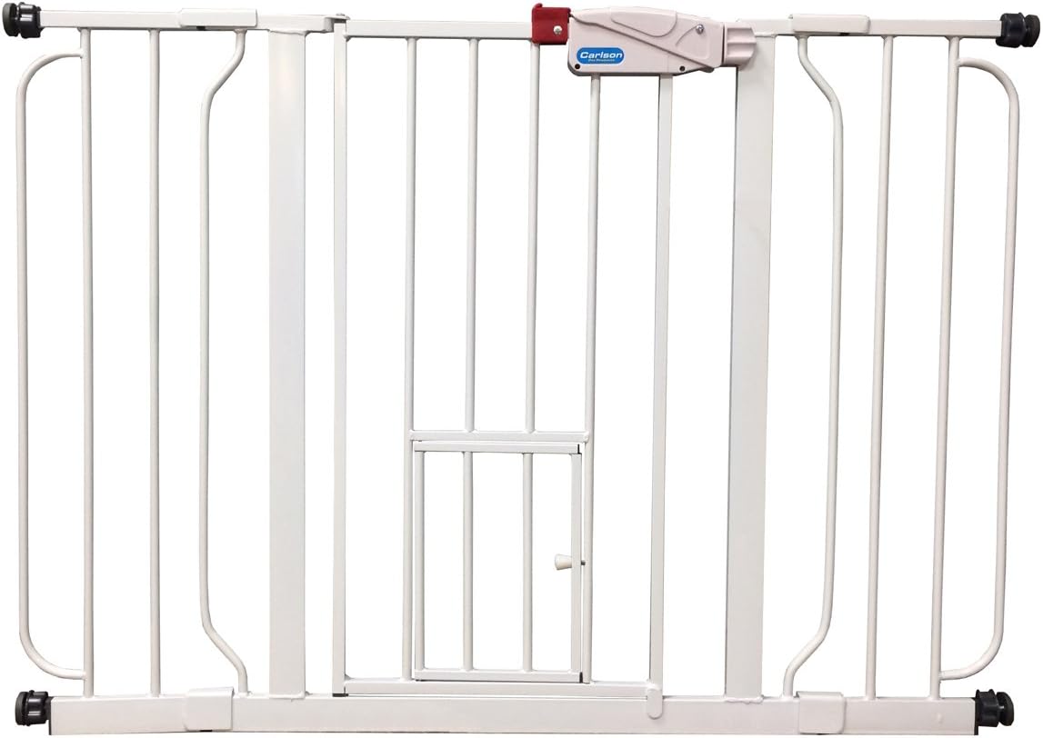 Extra Wide Walk Through Gate with Pet Door K781