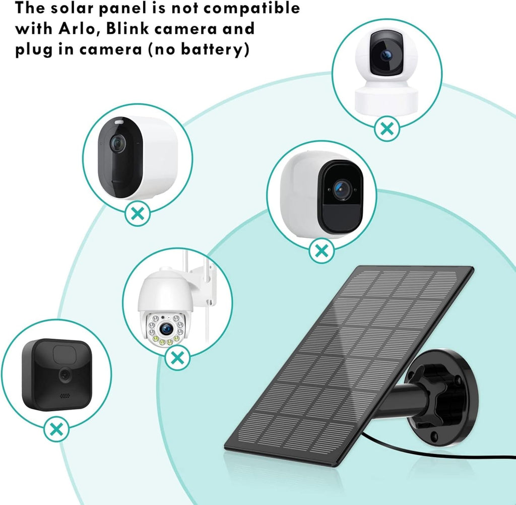 Solar Panel for Outdoor Security Camera L736