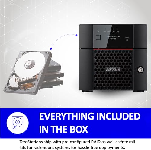 2-Bay 4TB (2x2TB) Desktop NAS L211357