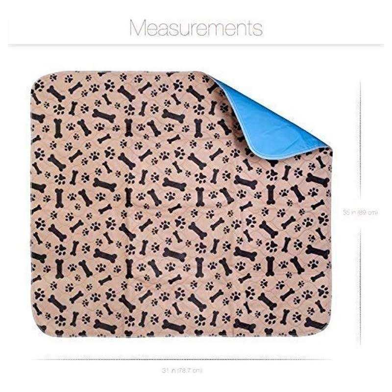 Washable Quilted Large 35 x 31 Waterproof Pee Pads for Dogs M833966