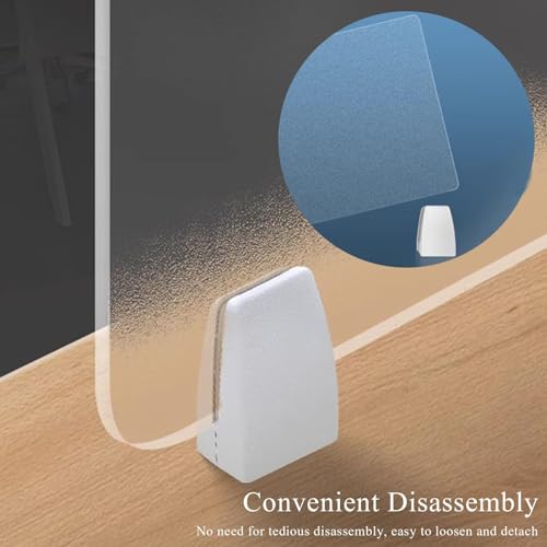 Acrylic Free Standing Privacy Screen, 80x30cm M785618