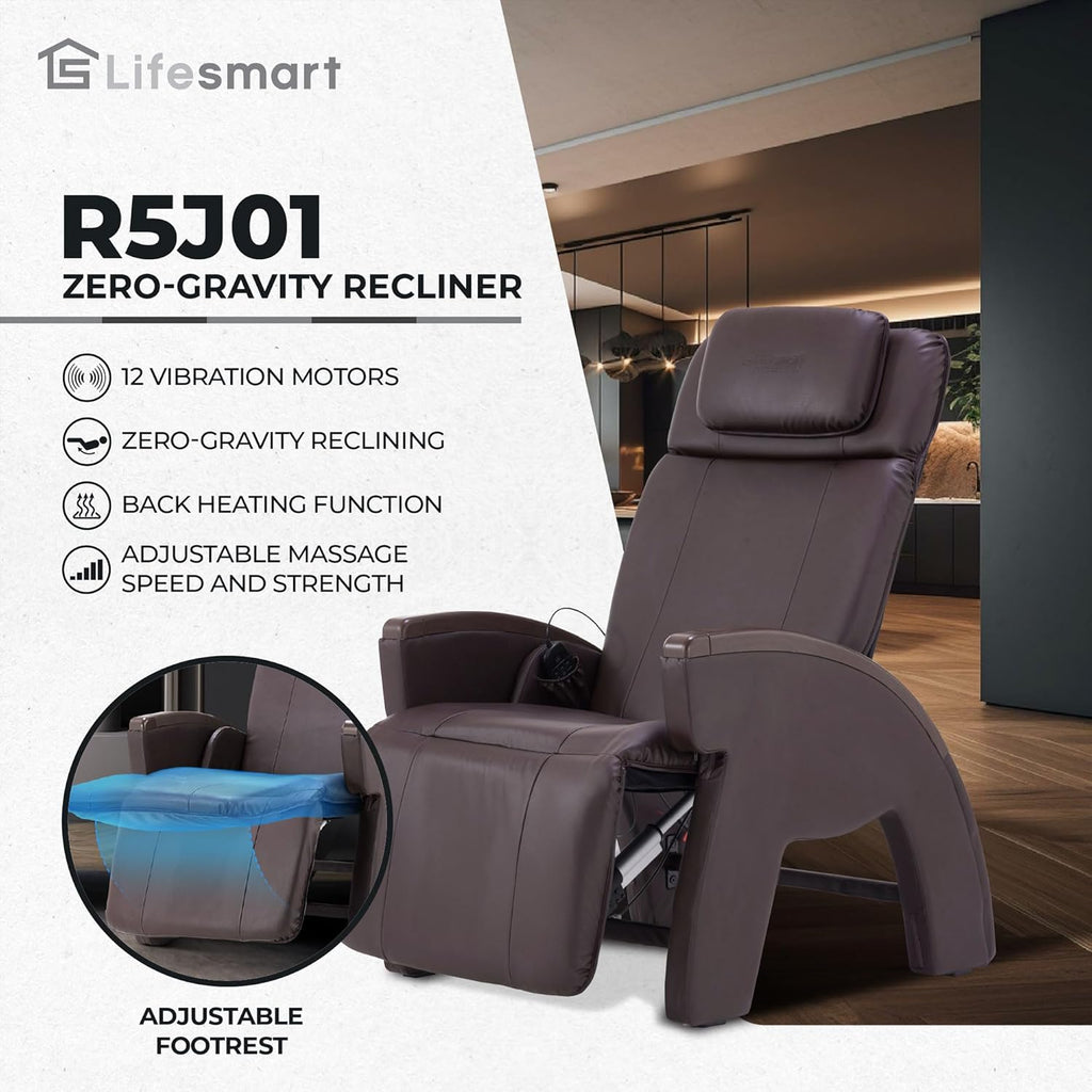 Zero-Gravity Recliner Massage Chair with Heat L7652