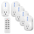 5 Pack Wireless Remote Control Power Outlet P408