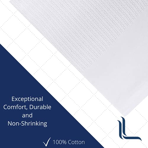 100% Cotton White Twin Thermal Blanket 66x90 Inch 2.5 lb R675947