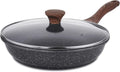 Nonstick Ceramic Frying Pan Skillet with Lid, 12.5 Inch N605