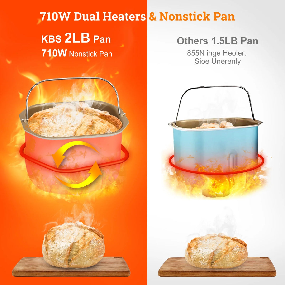 19-in-1 2LB Stainless Steel Bread Maker X753