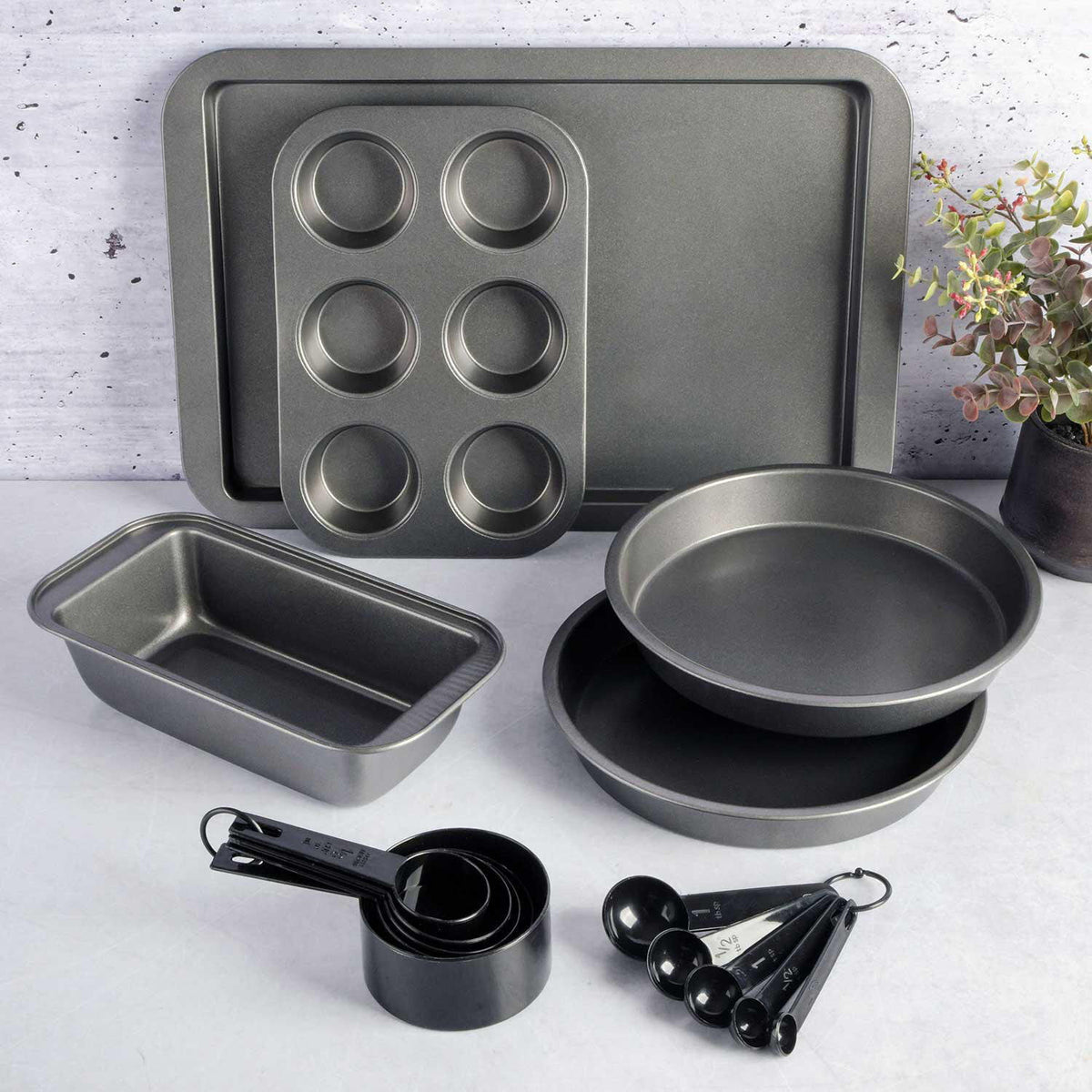 95-Piece Black Kitchen Starter Kit U219181