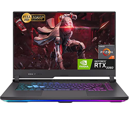 15.6" IPS 144Hz Gaming Laptop, NVIDIA GeForce RTX 3060, AMD Ryzen 7 4800H, 16GB RAM, 1TB SSD A6206
