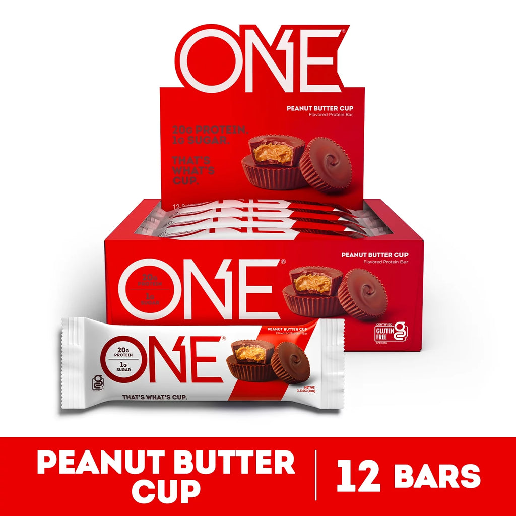 Peanut Butter Cup Protein Bar, 20g Protein, 12 Count Q179155