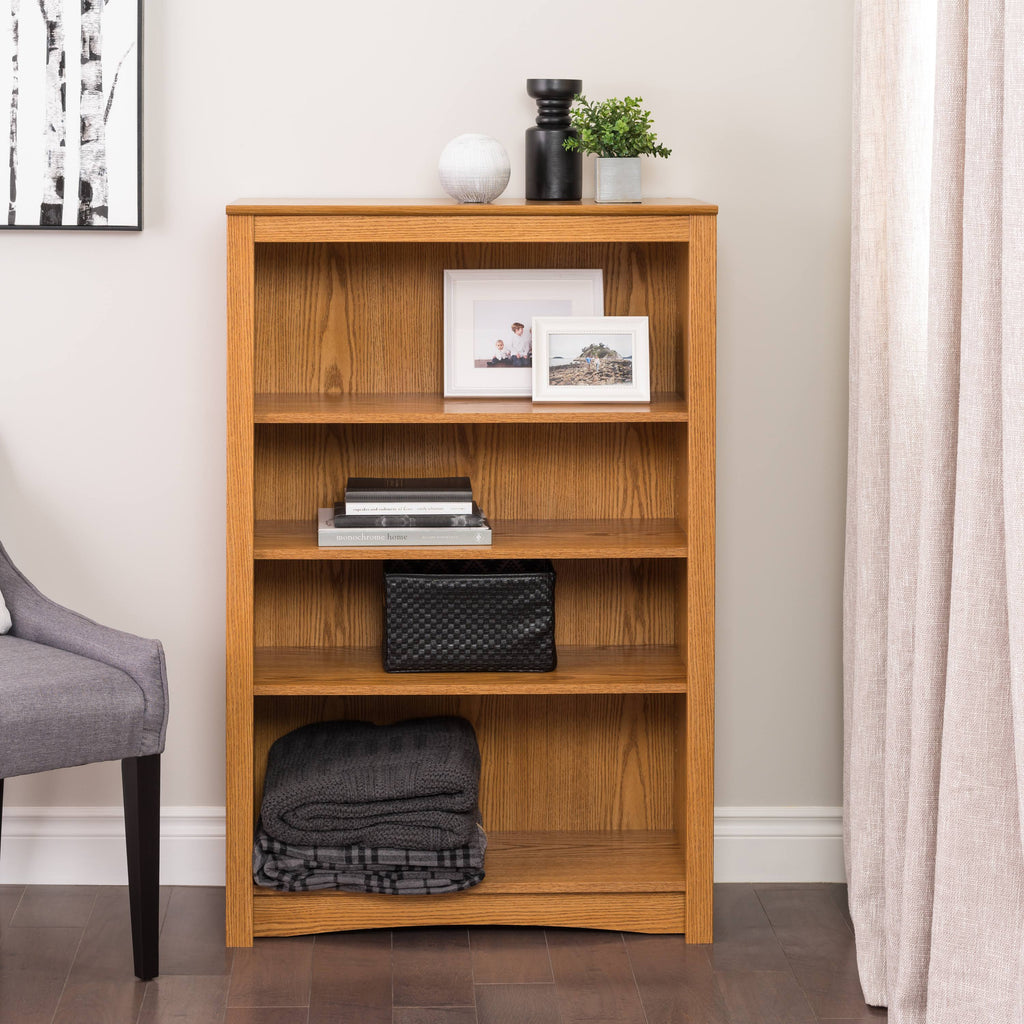 Oak 4-Shelf Bookcase C778