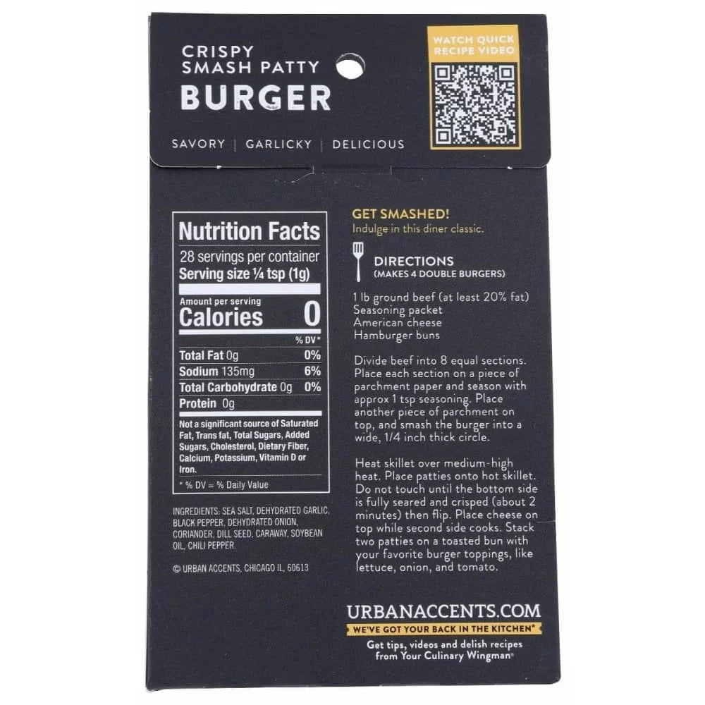 1 oz Pack of 3 Burger Classic Steakhouse Mix K118130