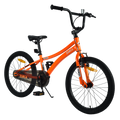 20 Inch Single Speed Boys Bike with Steel Frame Orange I28481