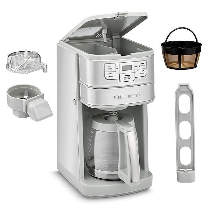 12-Cup Automatic Grind and Brew Coffeemaker, Black/Stainless Steel N36438