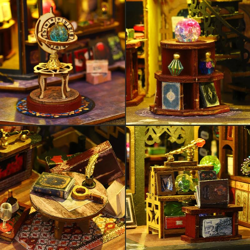 Miniature Dollhouse Kit Wooden Puzzle Model Y191