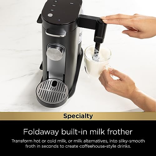 Sage Green Single-Serve Coffee Maker with Built-In Milk Frother K5883