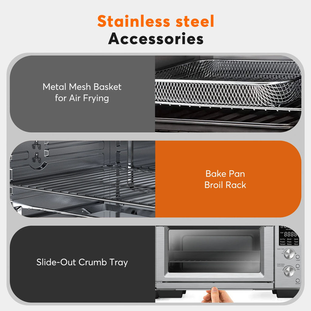 30Qt Stainless Steel Air Fryer Toaster Oven C68427