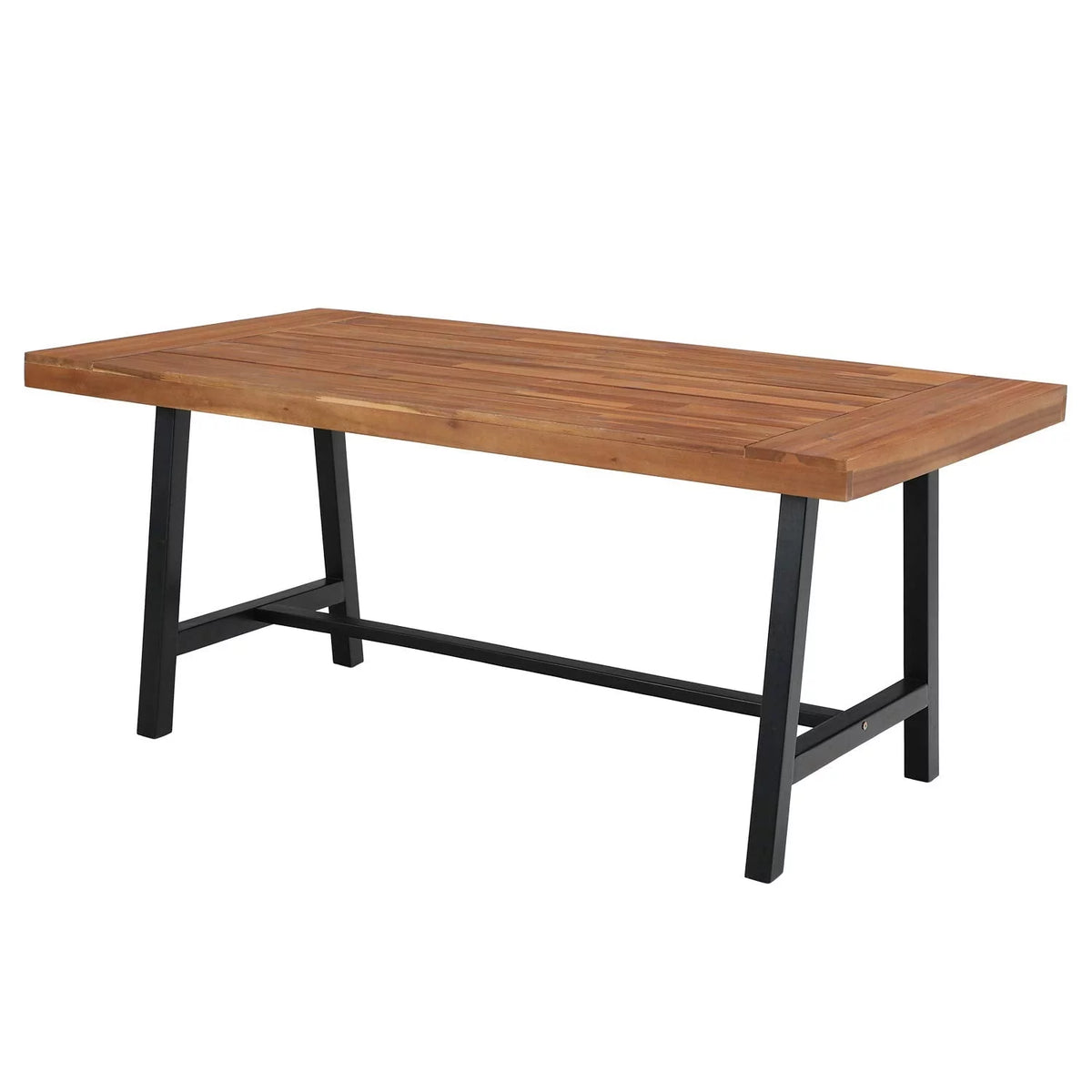 68”L Outdoor Acacia Wood Rectangular Dining Table A871