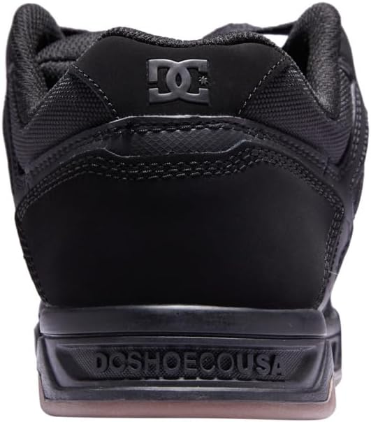 Black/Gum Low Top Skate Shoe P7869