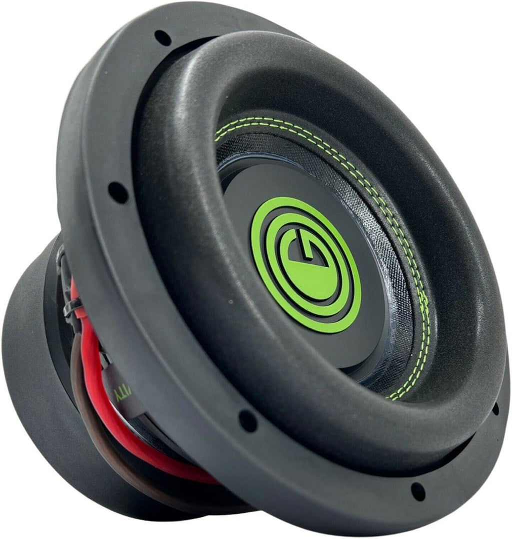 8 Inch 1200 Watt Car Audio Subwoofer Pair with Dual Voice Coil K211