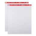 White 27" x 34" Ruled Easel Pads, 50 Sheets, Pack Of 2 Y6713