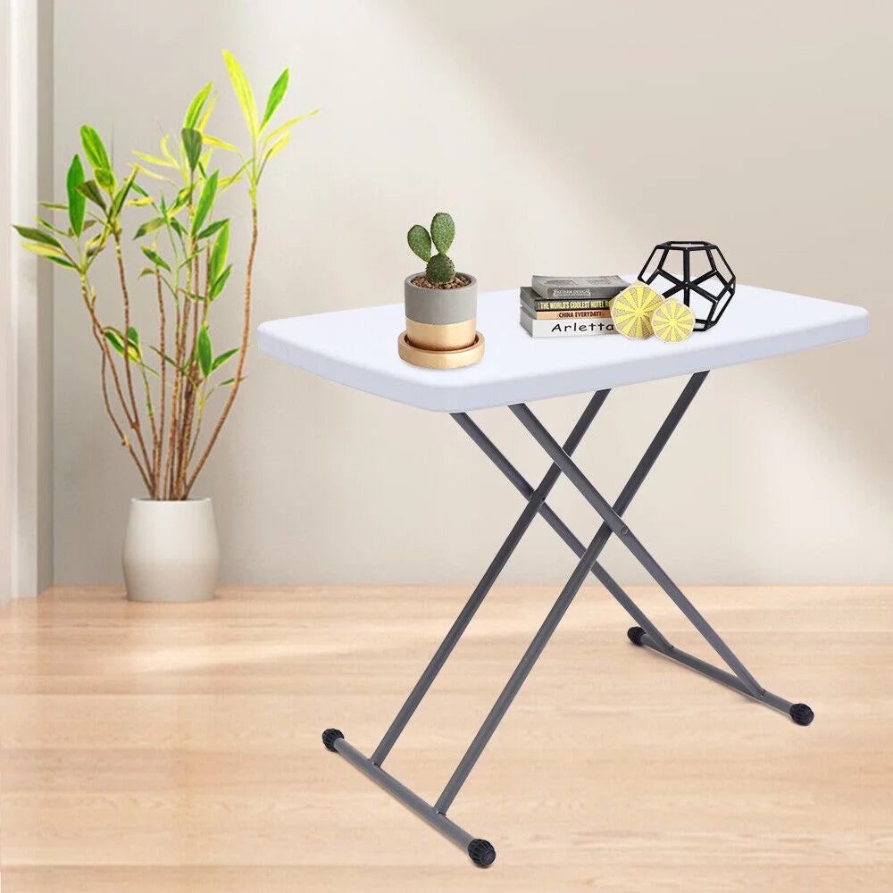 Folding Snack Table Height Adjustable Portable Table Z98872