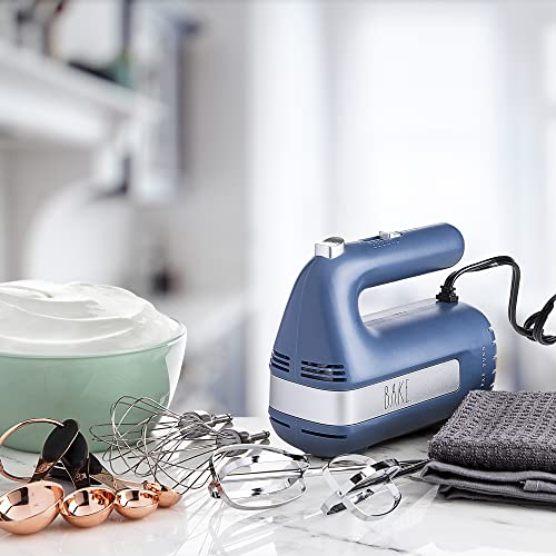 Electric Hand Mixer with Beaters and Whisk Attachments Q969