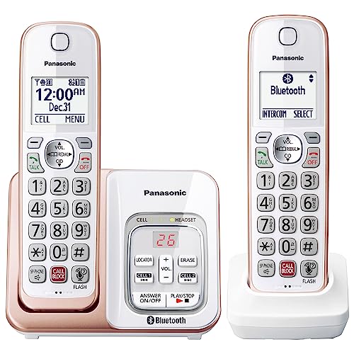Cordless Phone with Answering Machine and 4 Handsets A4974