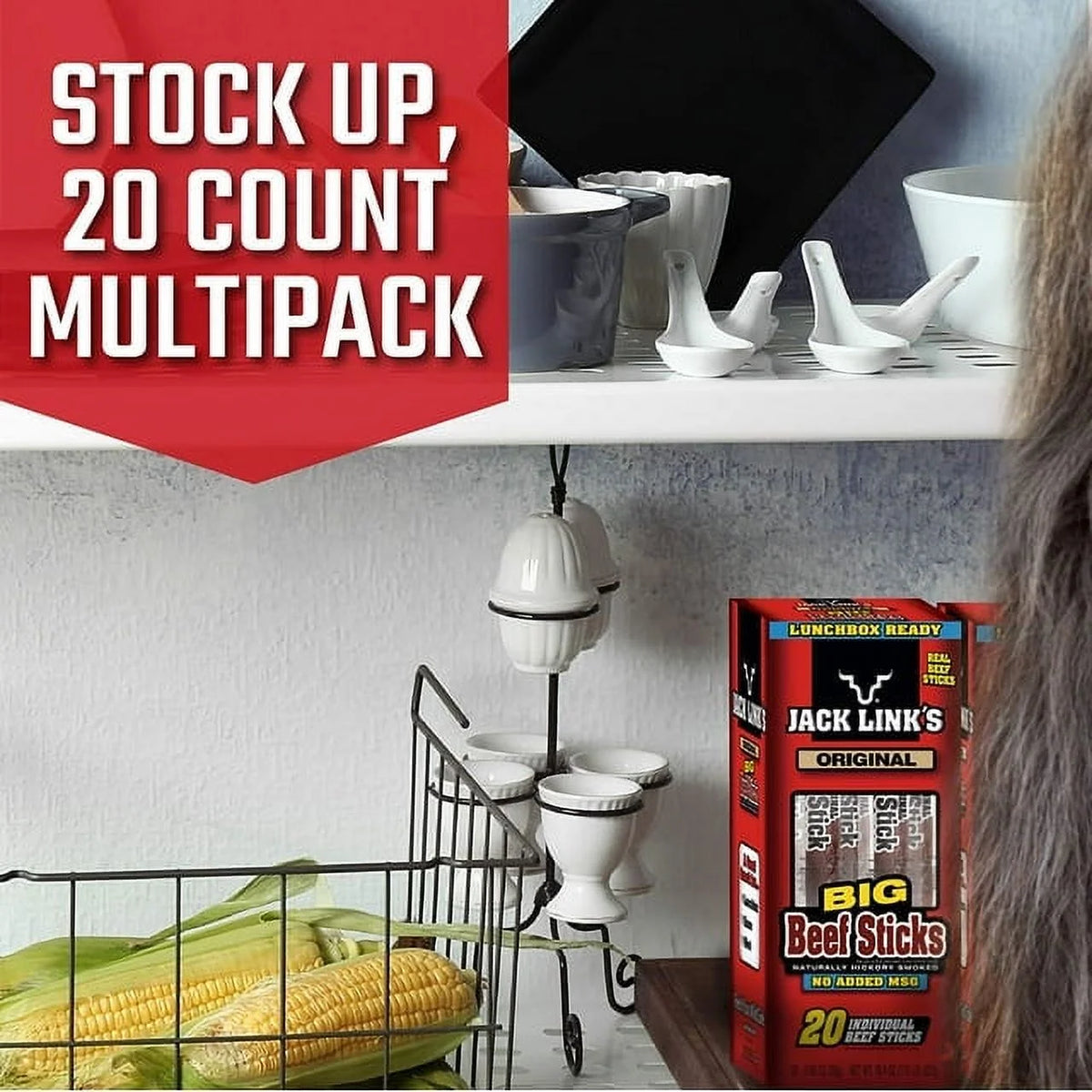 Original Beef Jerky Stick, 0.92 oz, 20-count D5211