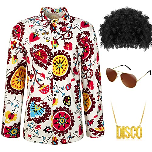 Disco Shiny Sequins Long Sleeve Shirts V84246