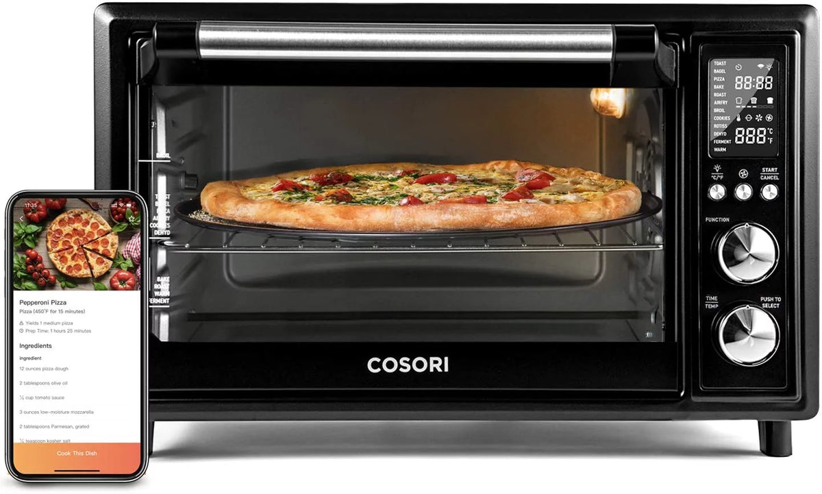 Large 32-Quart Stainless Steel Air Fryer Toaster Oven N5856