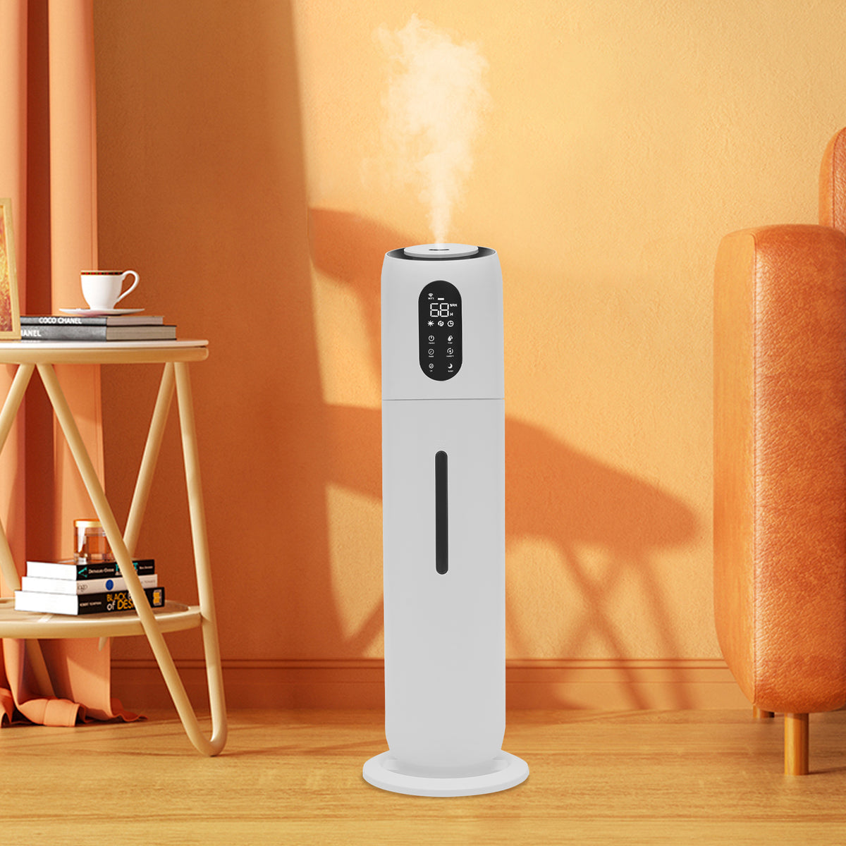 9L Top Fill Cool Mist Ultrasonic Humidifier White P705613