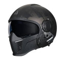 Open Face Motorcycle Helmet 3/4 Half with Extra Clear Visor Q68953