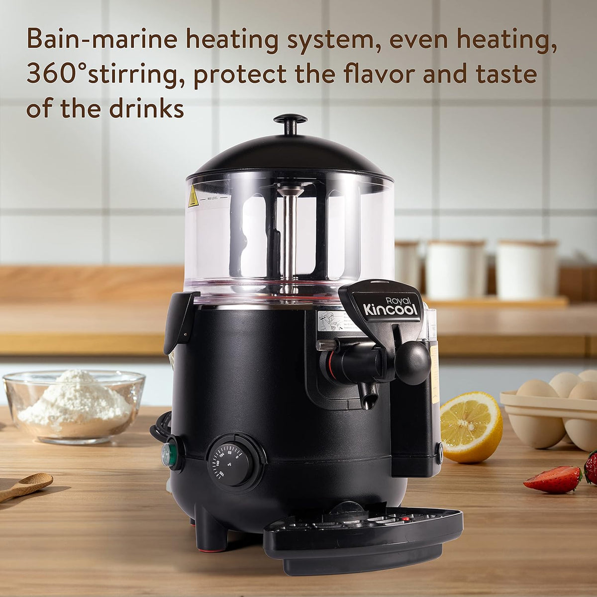 10 Liter 2.6 Gallon Automatic Hot Chocolate Dispenser Y777626