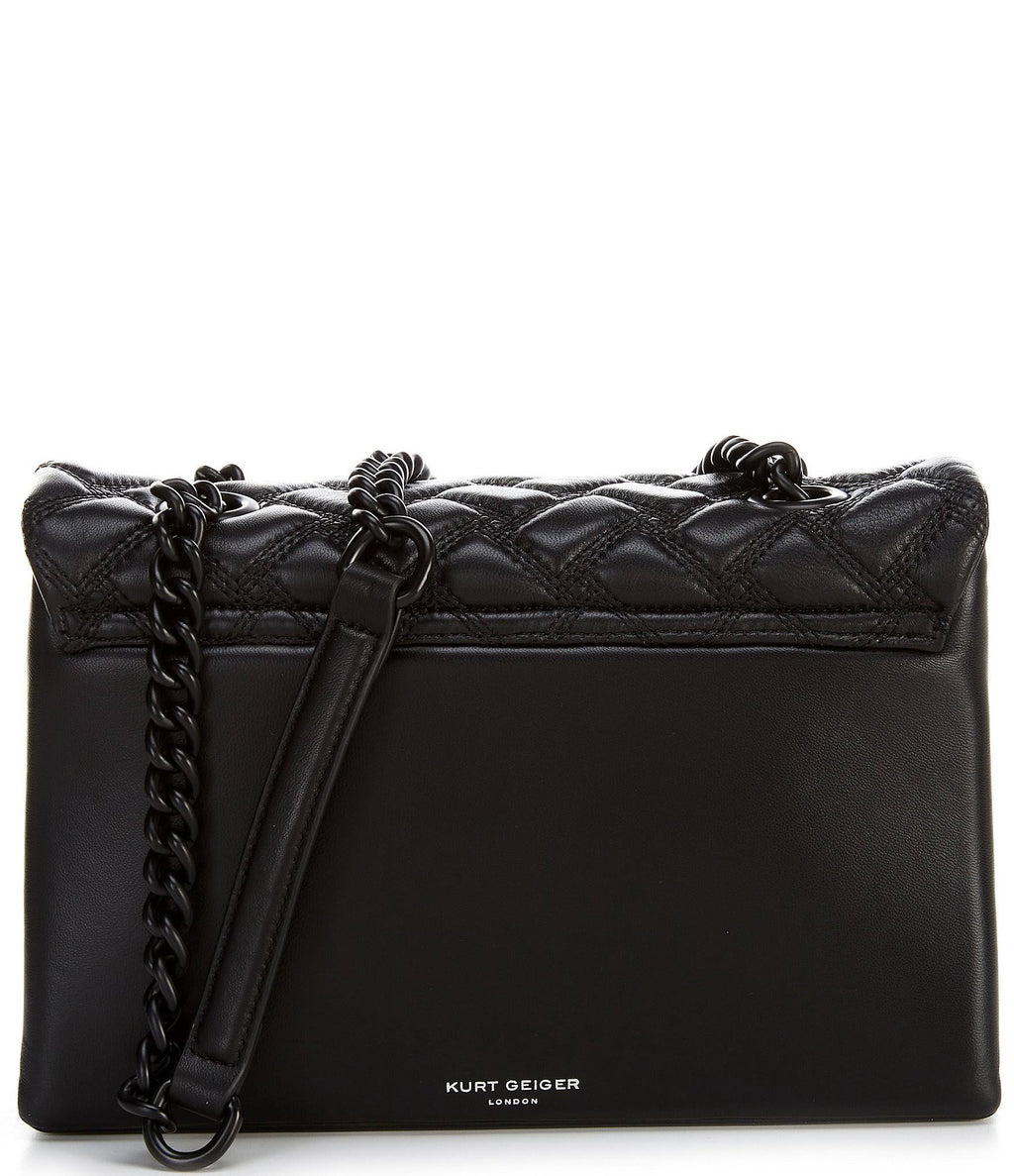 Dark Green Quilted Shoulder Bag Q15015