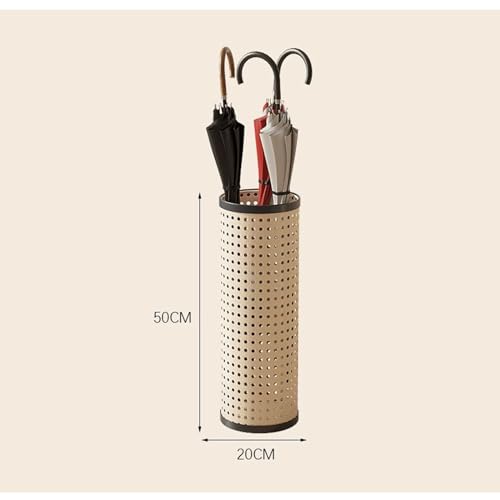 Creamy Imitation Rattan Umbrella Rack Z195232