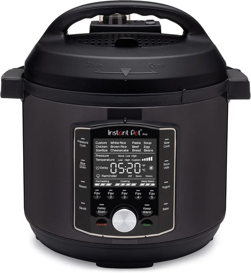 10-in-1 Pressure Cooker, 6 Quart, Stainless Steel Rim H386
