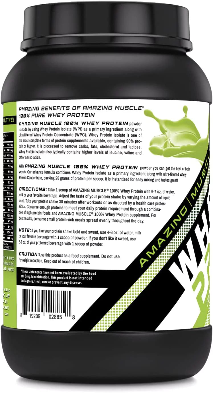2 Lbs Whey Protein Isolate & Concentrate Matcha J594
