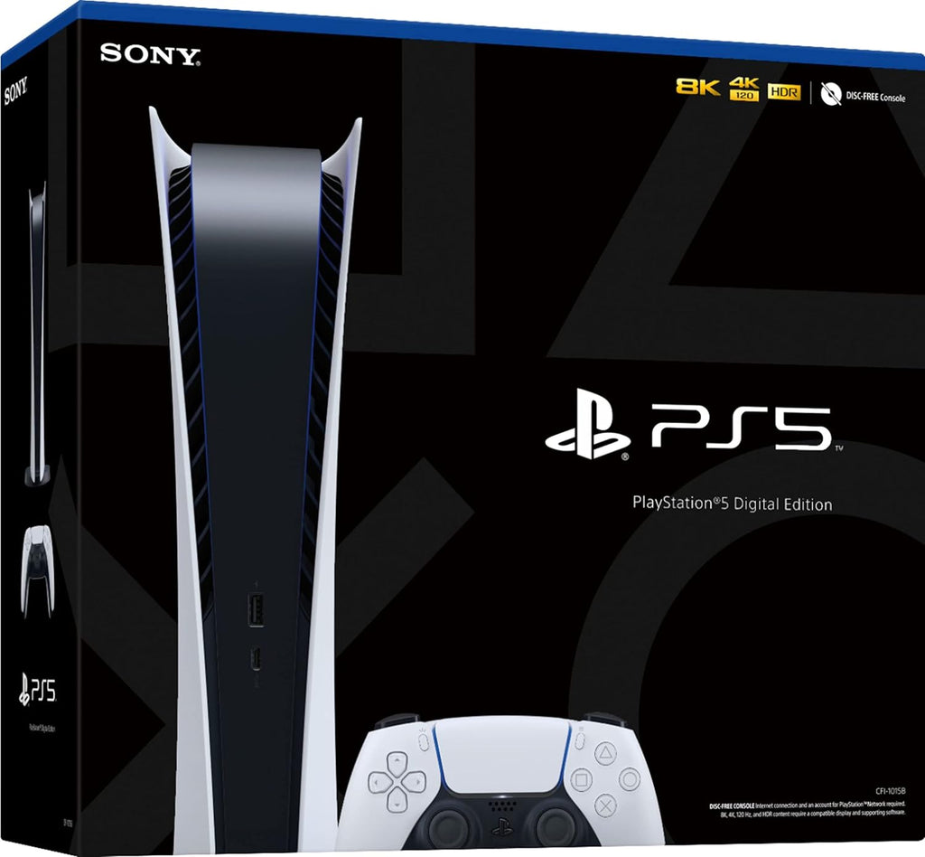 Playstation 5 Digital Edition Console with Additional Controller (Renewed) T236487
