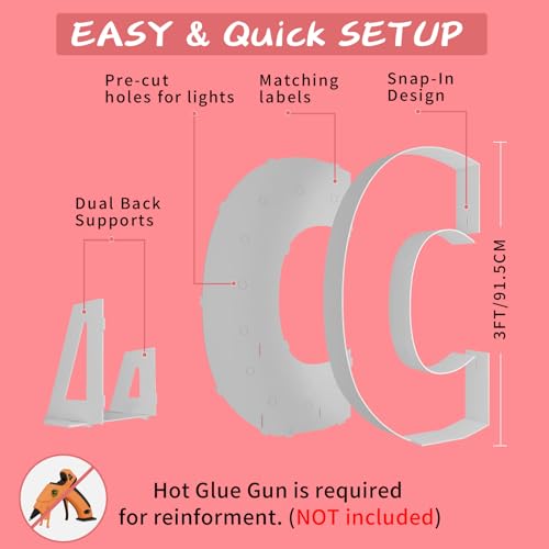 Marquee Light Up Letter C V269