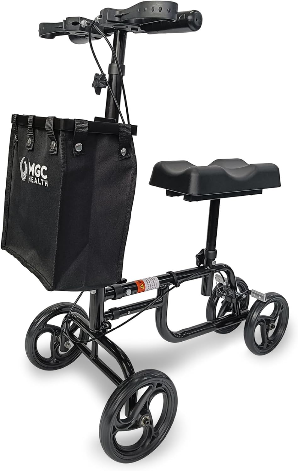 Knee Walker Steerable Leg Scooter with Dual Brakes C163144