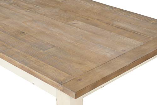 5-Piece Dining Table Set with Cross Back Chairs, Blue and Brown N5625