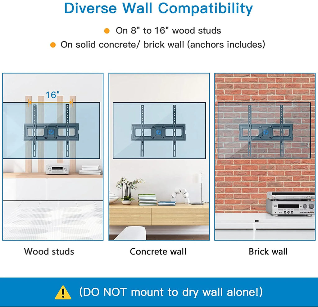 Full Motion TV Wall Mount Bracket for 26-65 inch TVs up to 88 lbs M1045