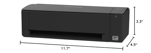 Black Double-Sided Color Document Scanner with Auto Document Feeder C9742