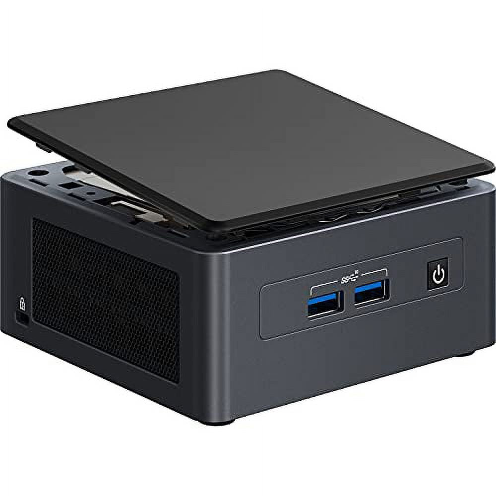 Black Mini Desktop PC i3-1115G4 4GB RAM 256GB PCIe SSD 1TB HDD 2.5 Win 10 Pro Y453890